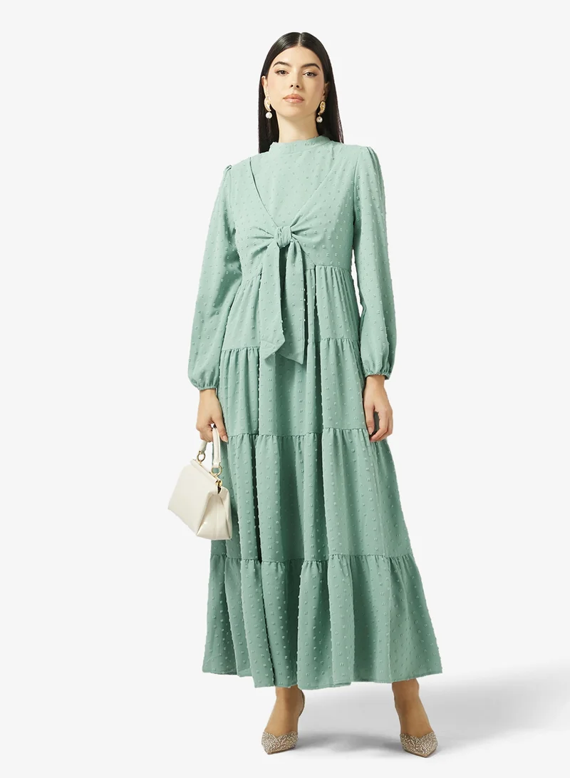 Khizana  Tiered A-line Dress for Women | Best Price UAE